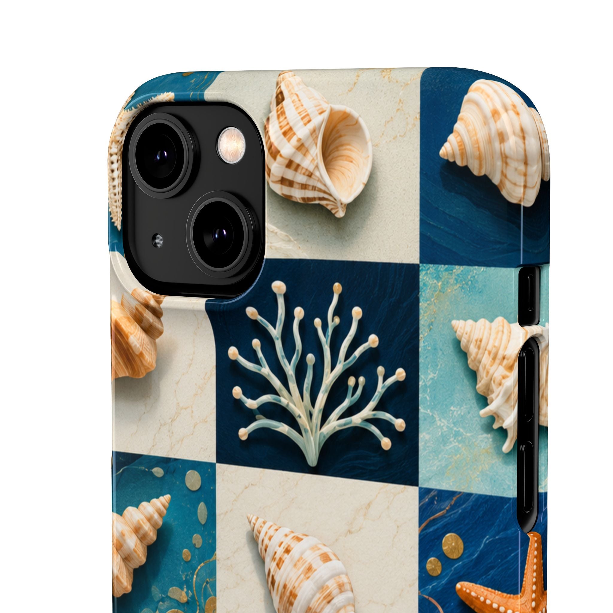 Coastal Seashell Mosaic Phone Case