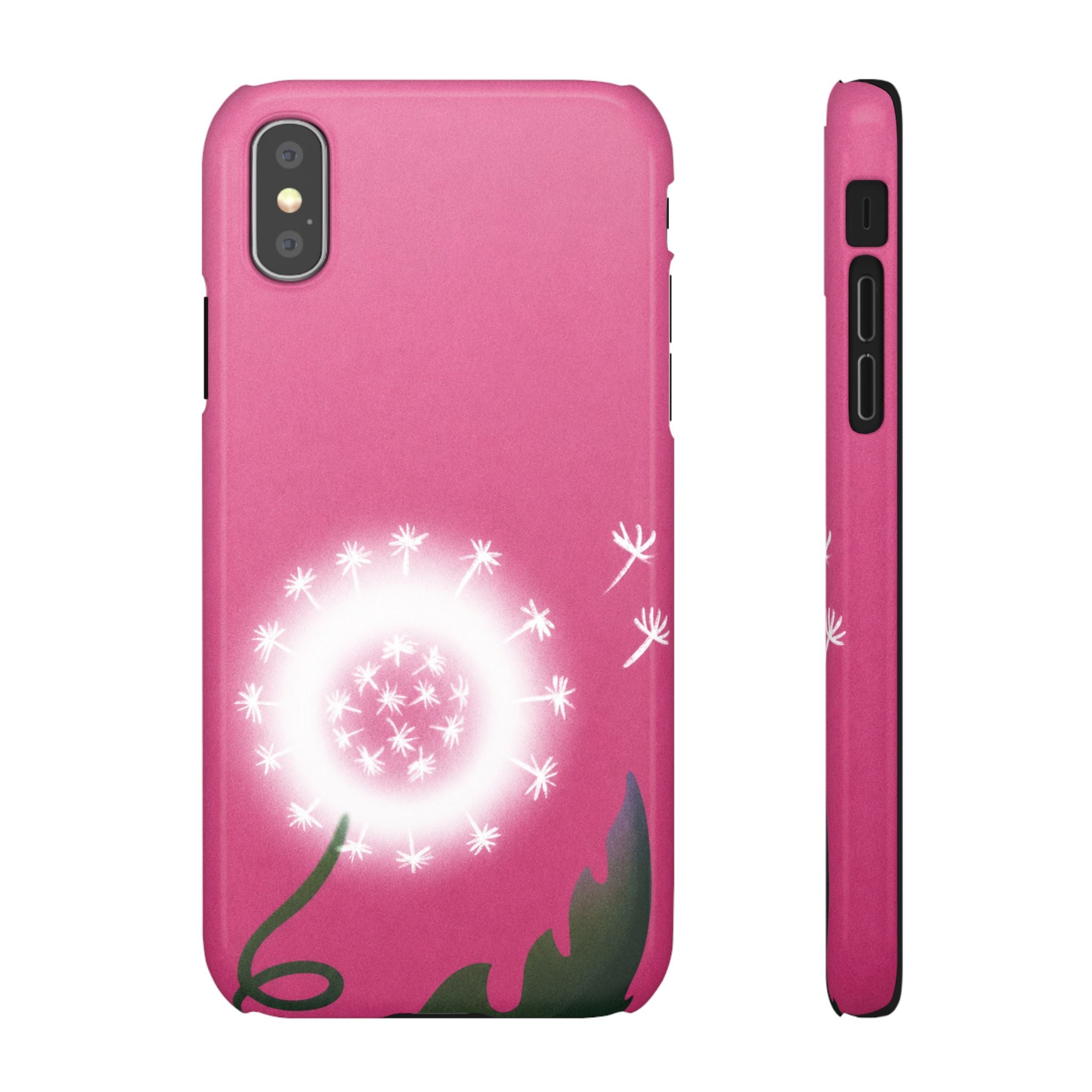 Pink Dandelion Phone Case