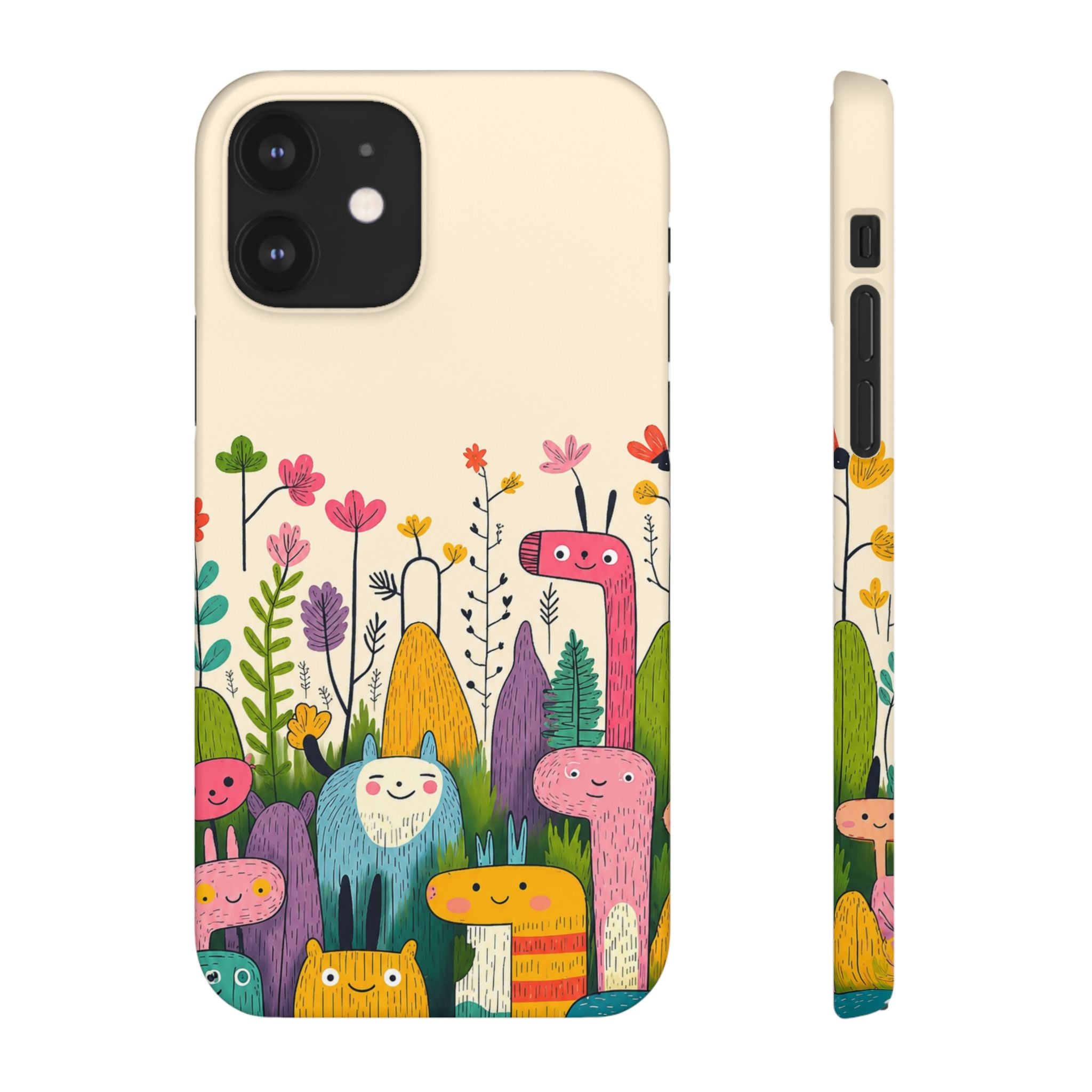 Cute Monster Garden Phone Case