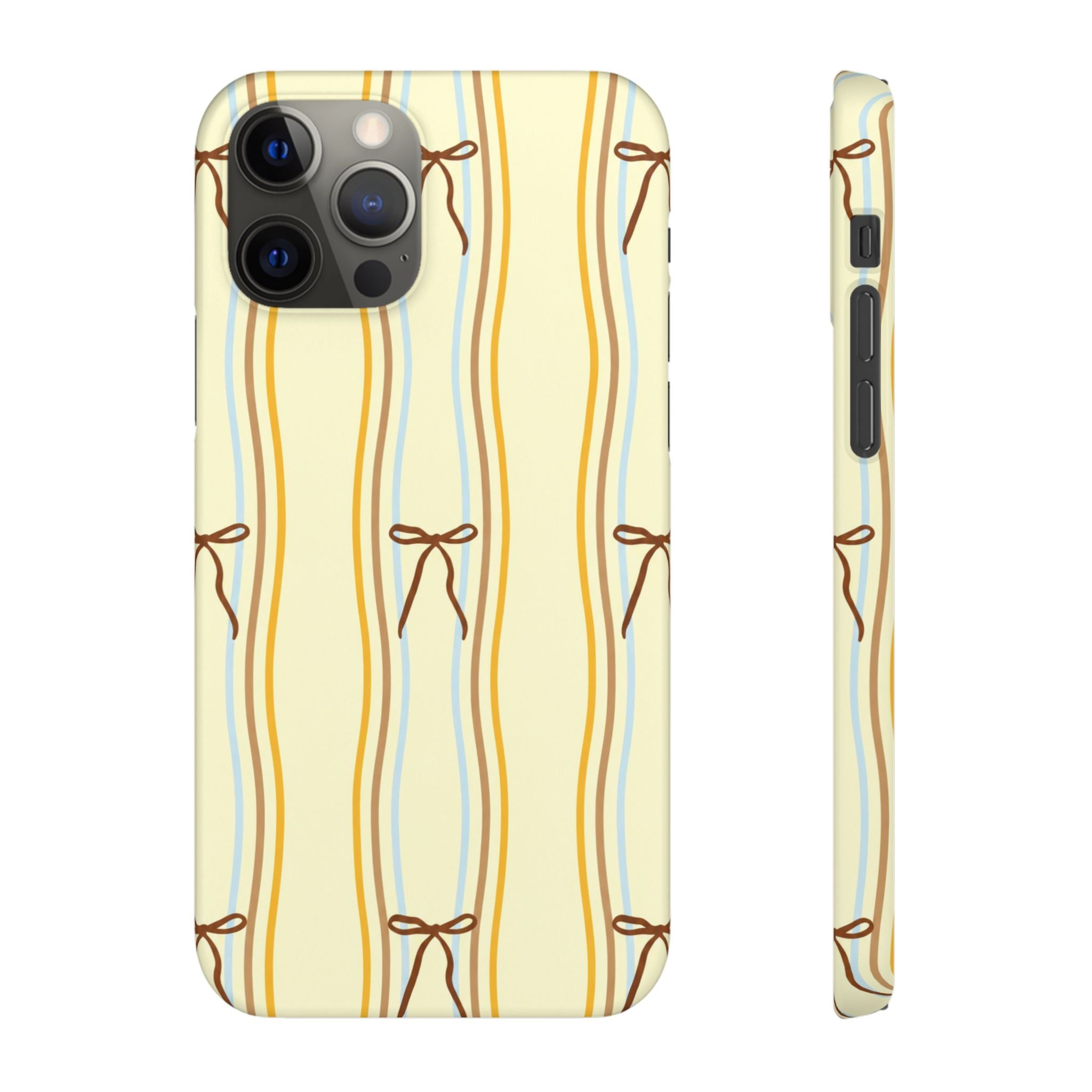 Bow Stripe Phone Case