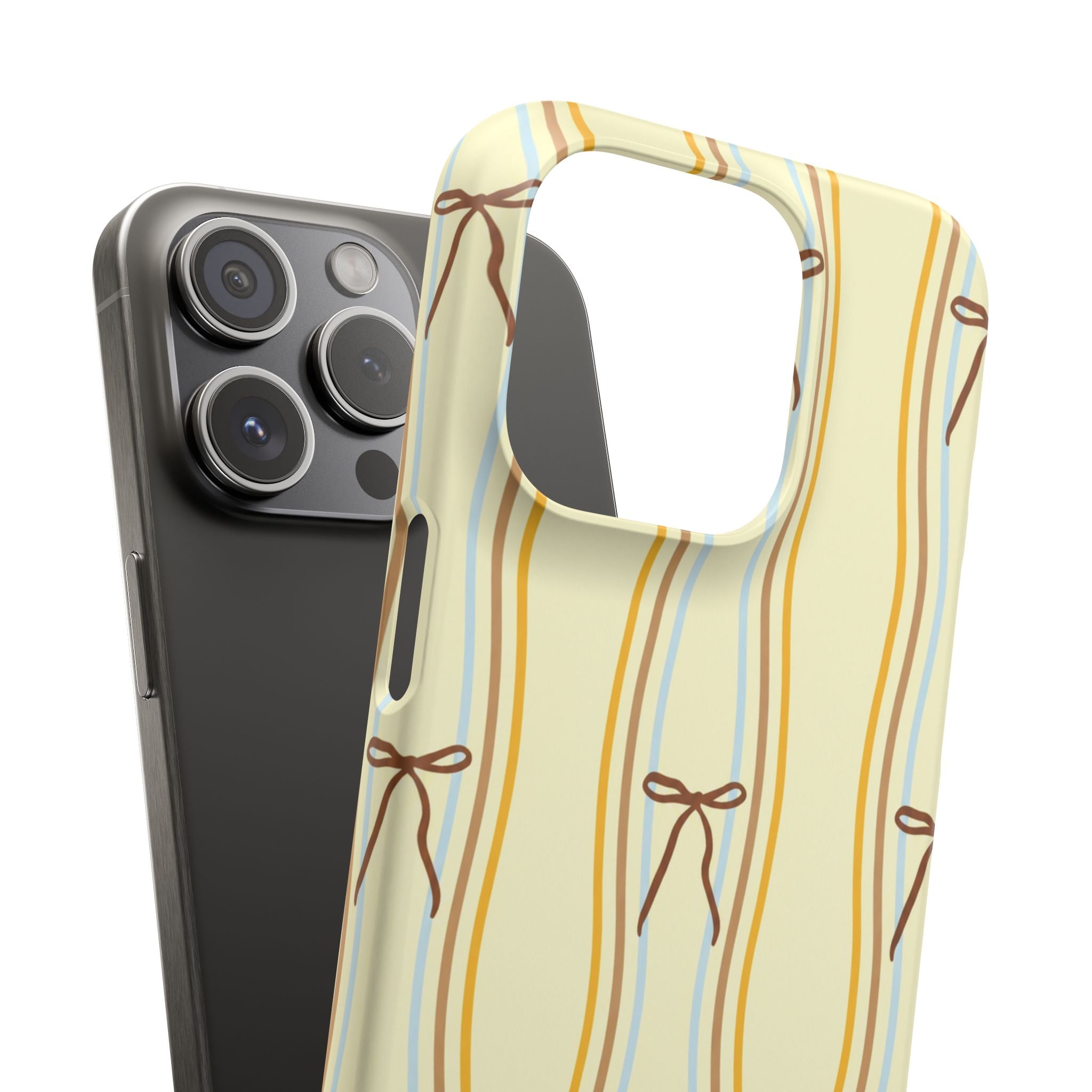 Bow Stripe Phone Case