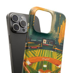 Abstract Baseball Stadium Phone Case