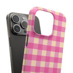 Pink Gingham Phone Case