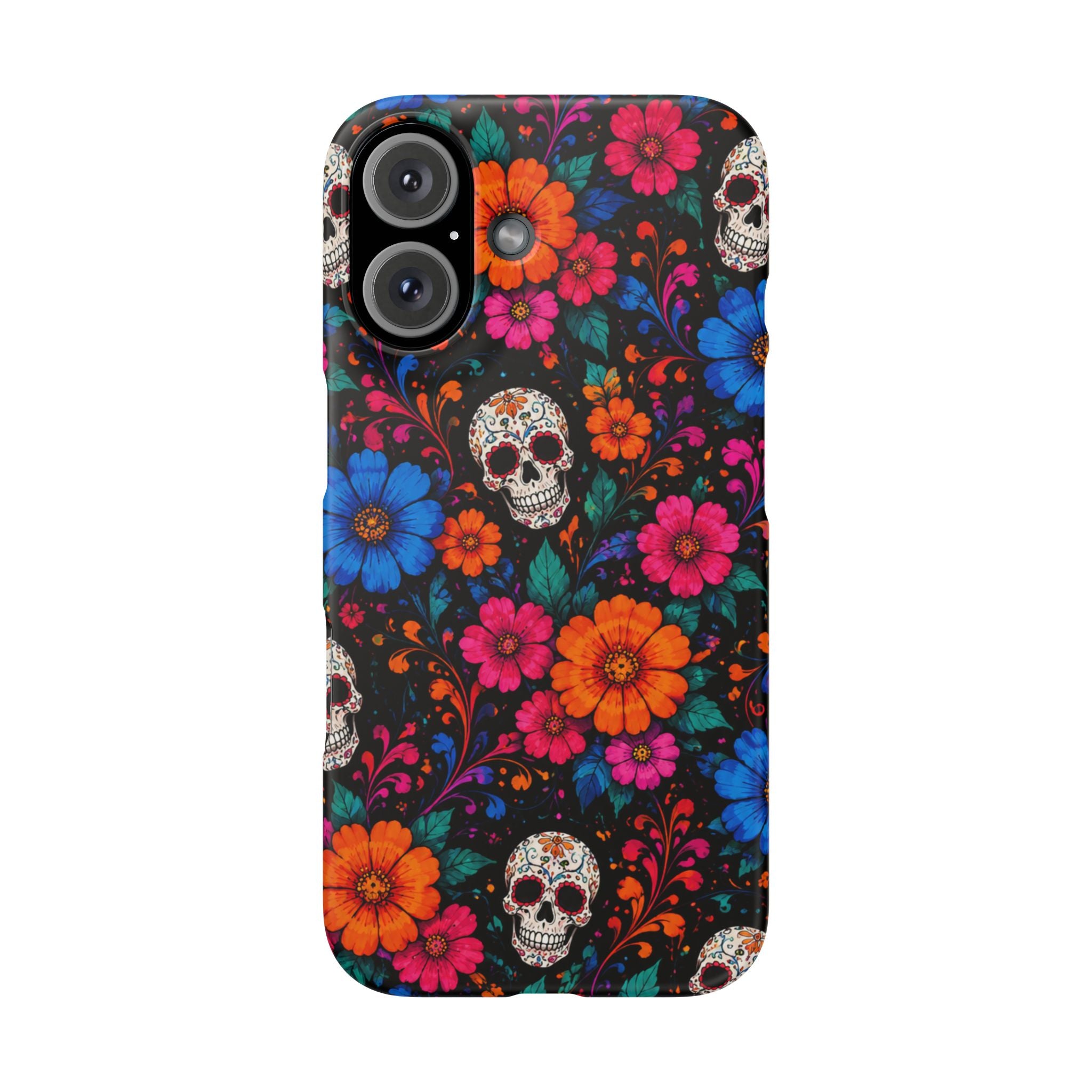 Sugar Skull Floral Phone Case