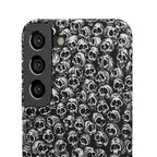 Black and White Skull Pattern Phone Case