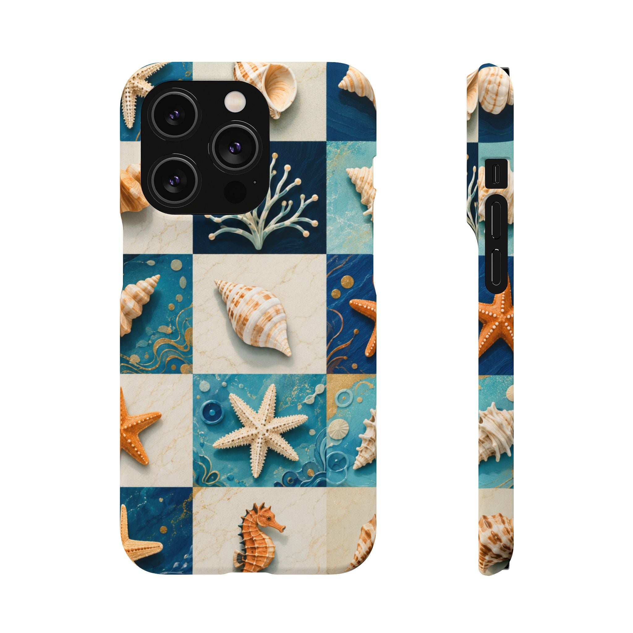 Coastal Seashell Mosaic Phone Case