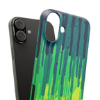 Liquid Emerald – Abstract Drip Phone Case