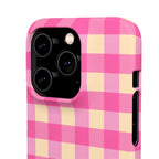 Pink Gingham Phone Case