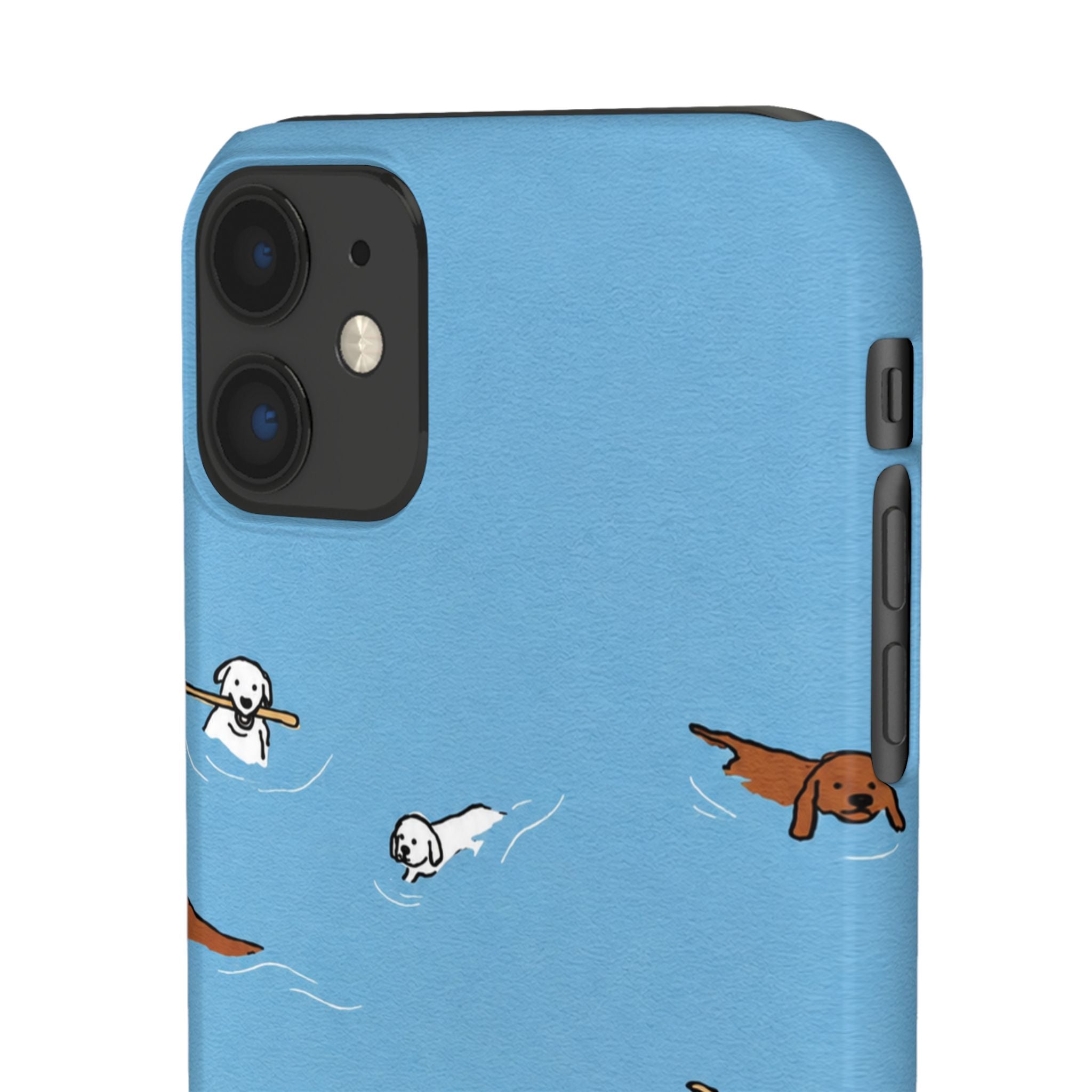 Swimming Dogs Phone Case