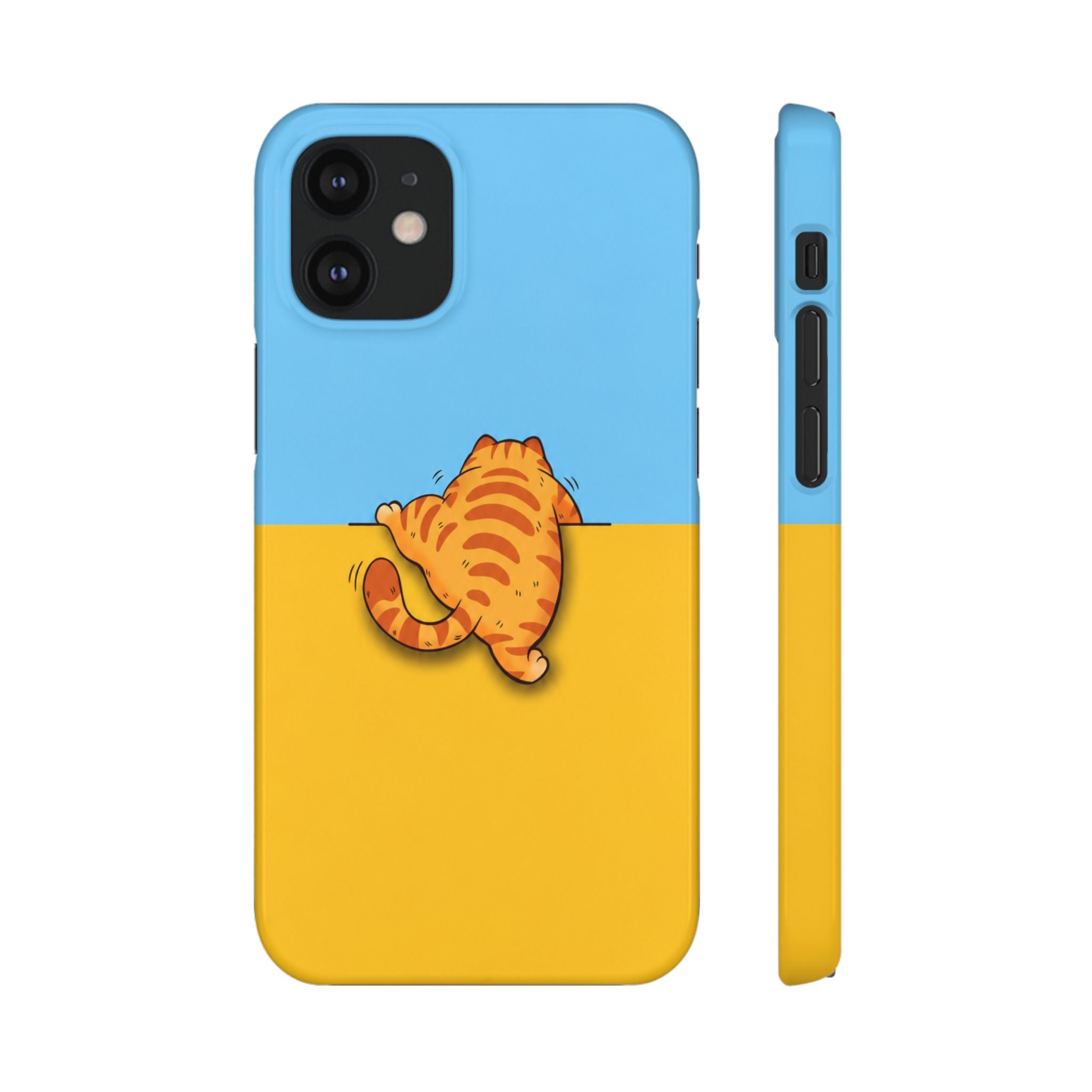 Peekaboo Orange Cat Phone Case