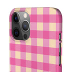 Pink Gingham Phone Case