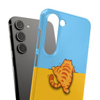 Peekaboo Orange Cat Phone Case