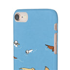 Swimming Dogs Phone Case