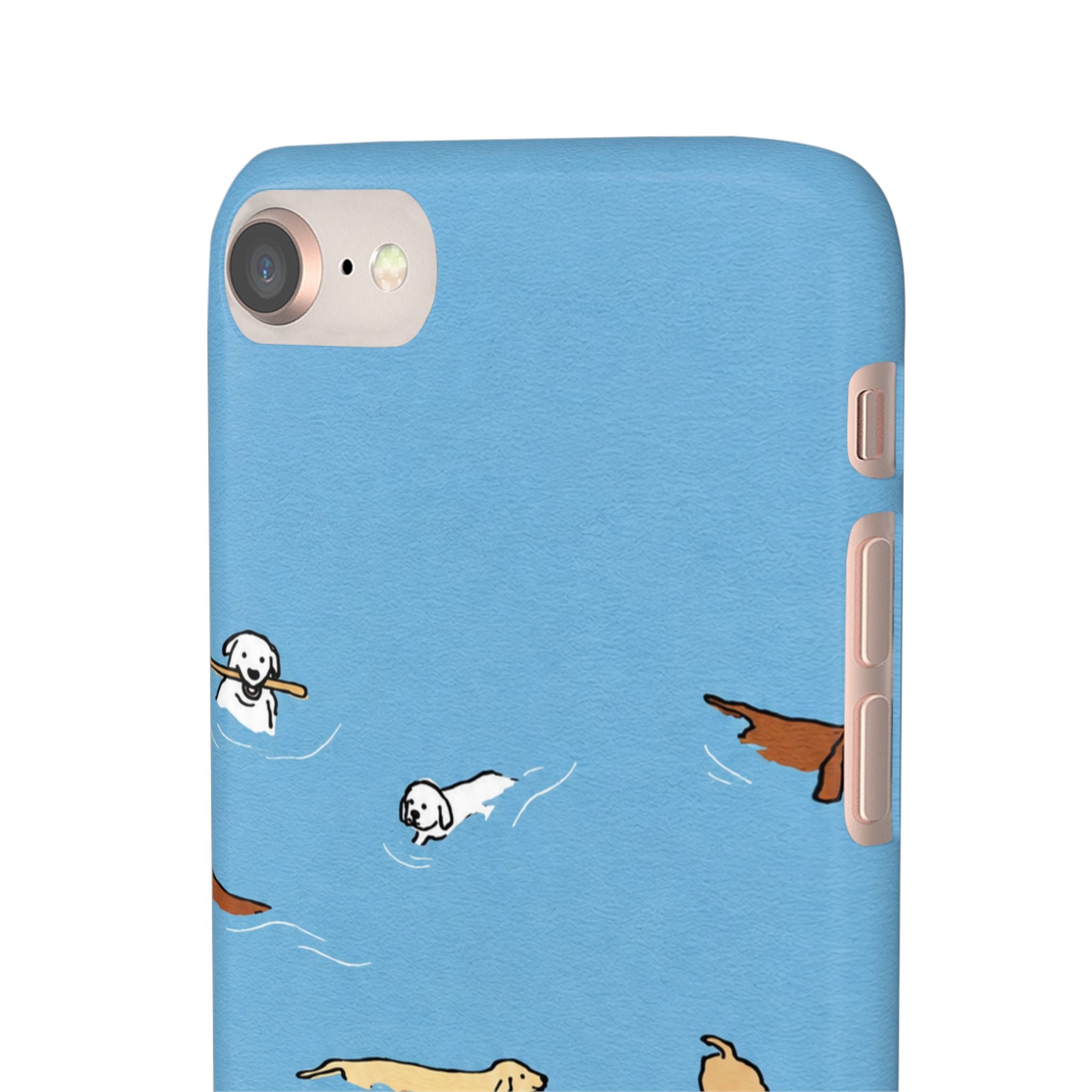 Swimming Dogs Phone Case