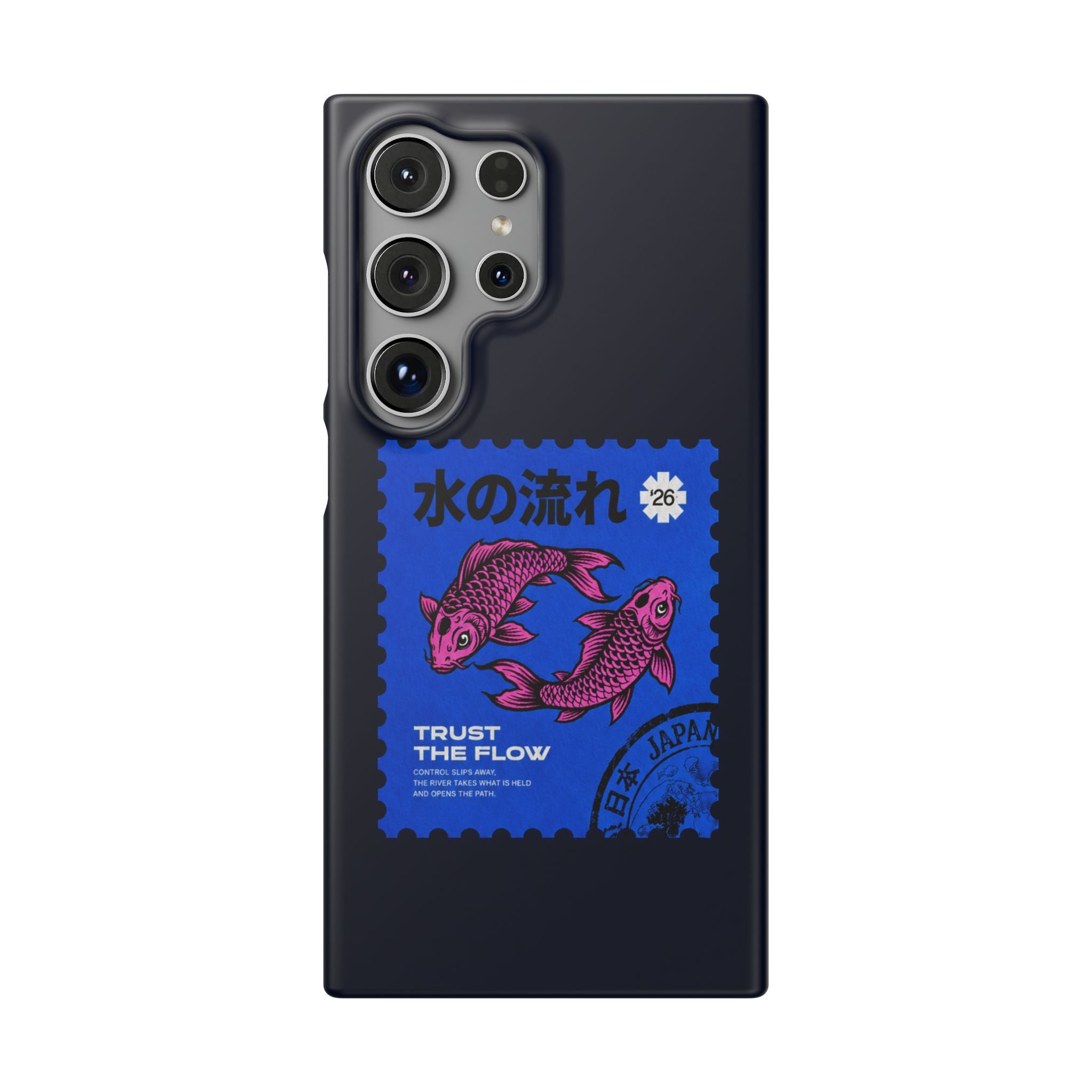 Trust The Flow Koi Phone Case