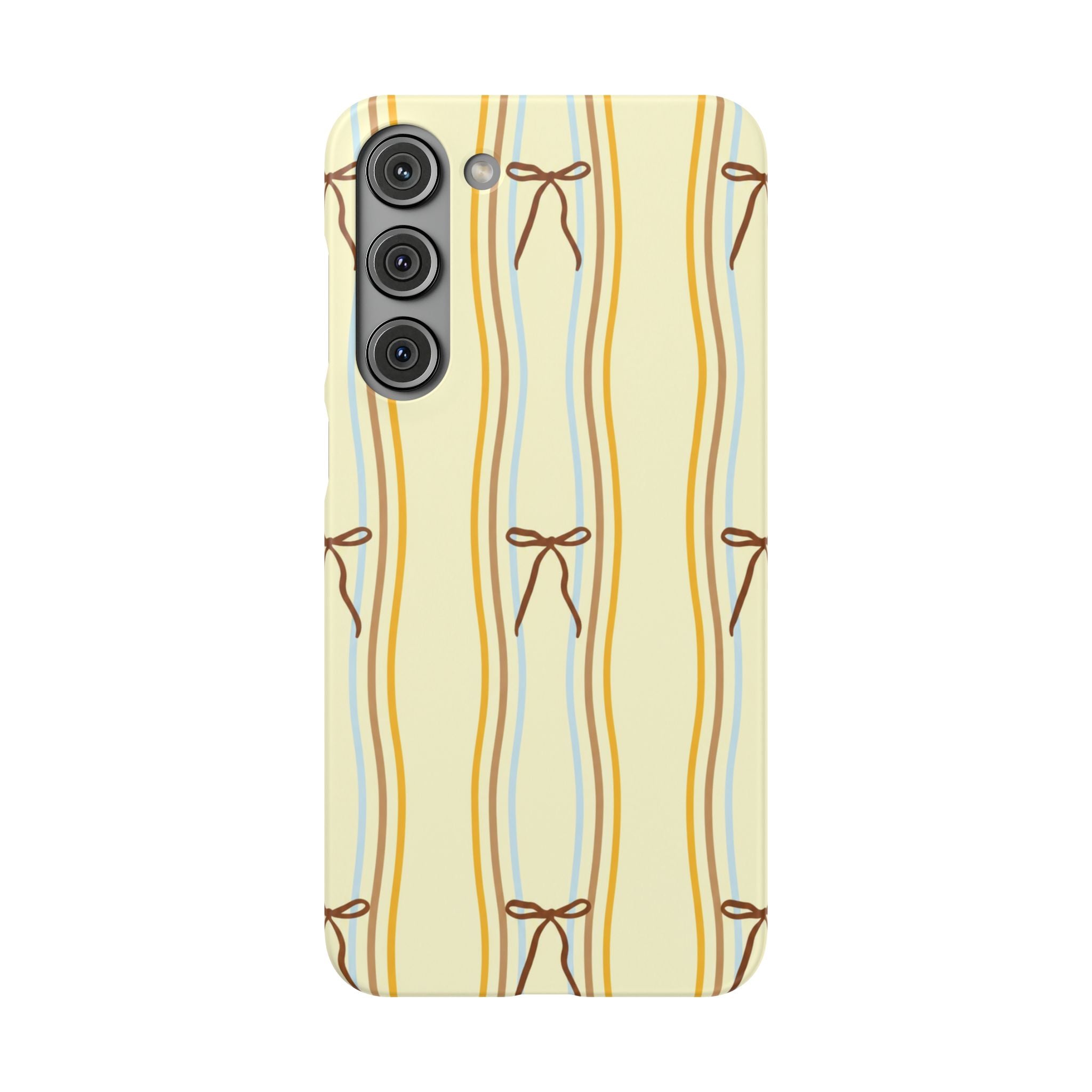 Bow Stripe Phone Case