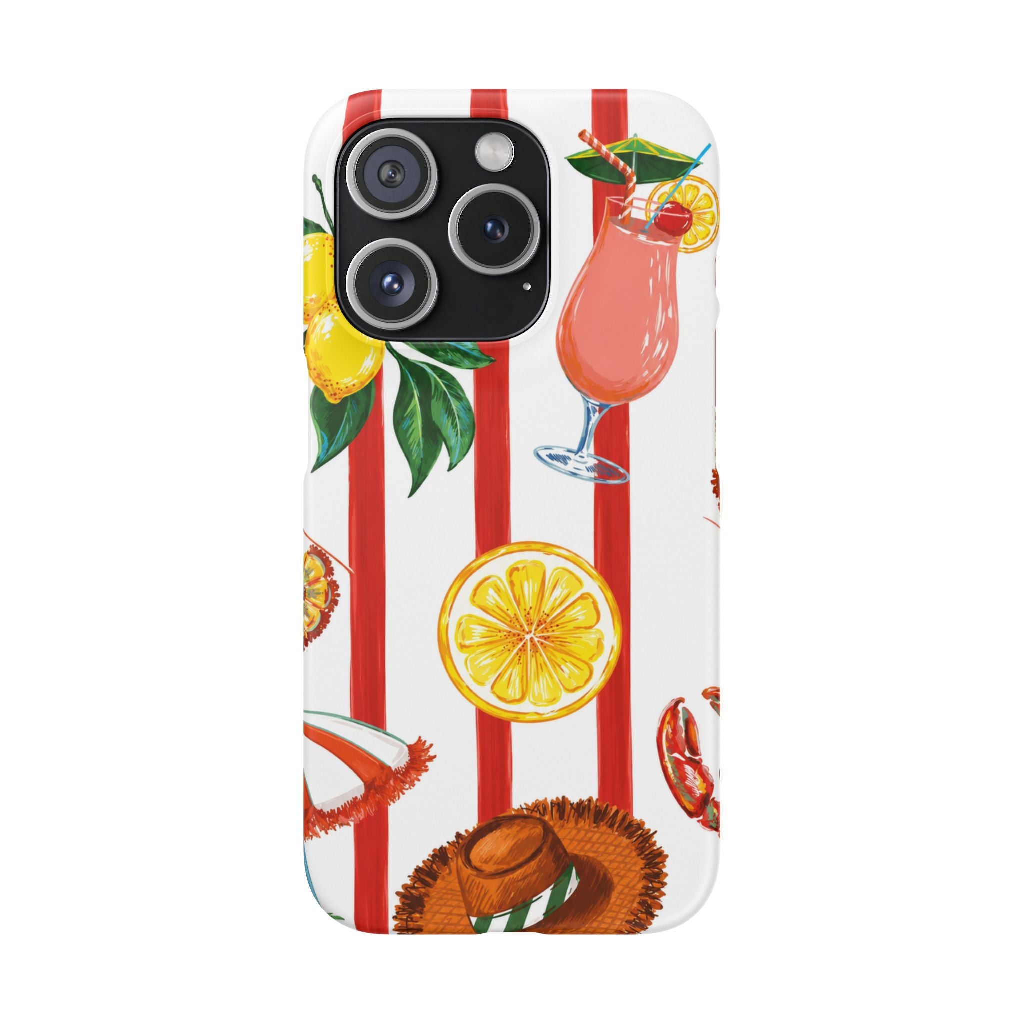 Lemon Coast – Summer Citrus Phone Case