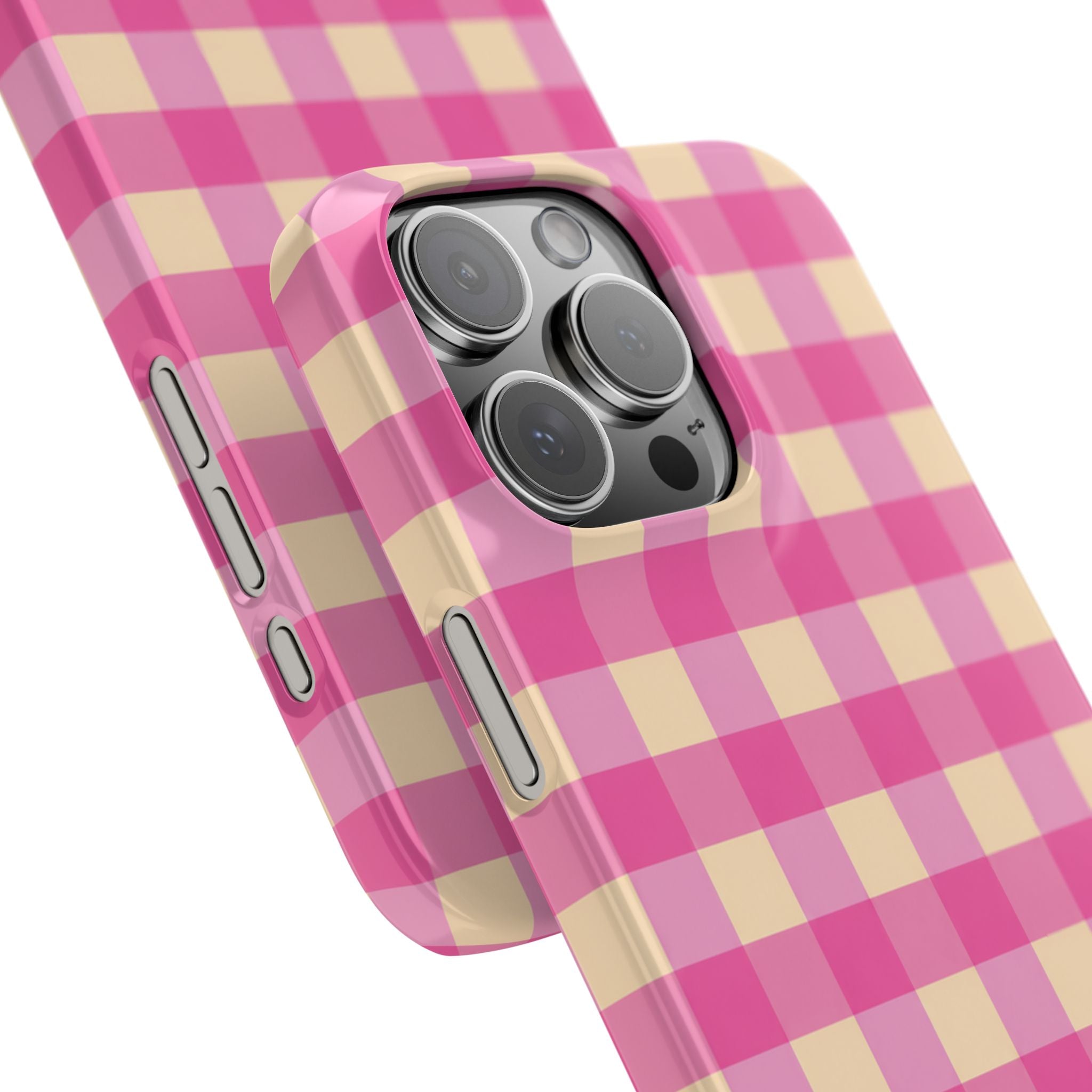 Pink Gingham Phone Case