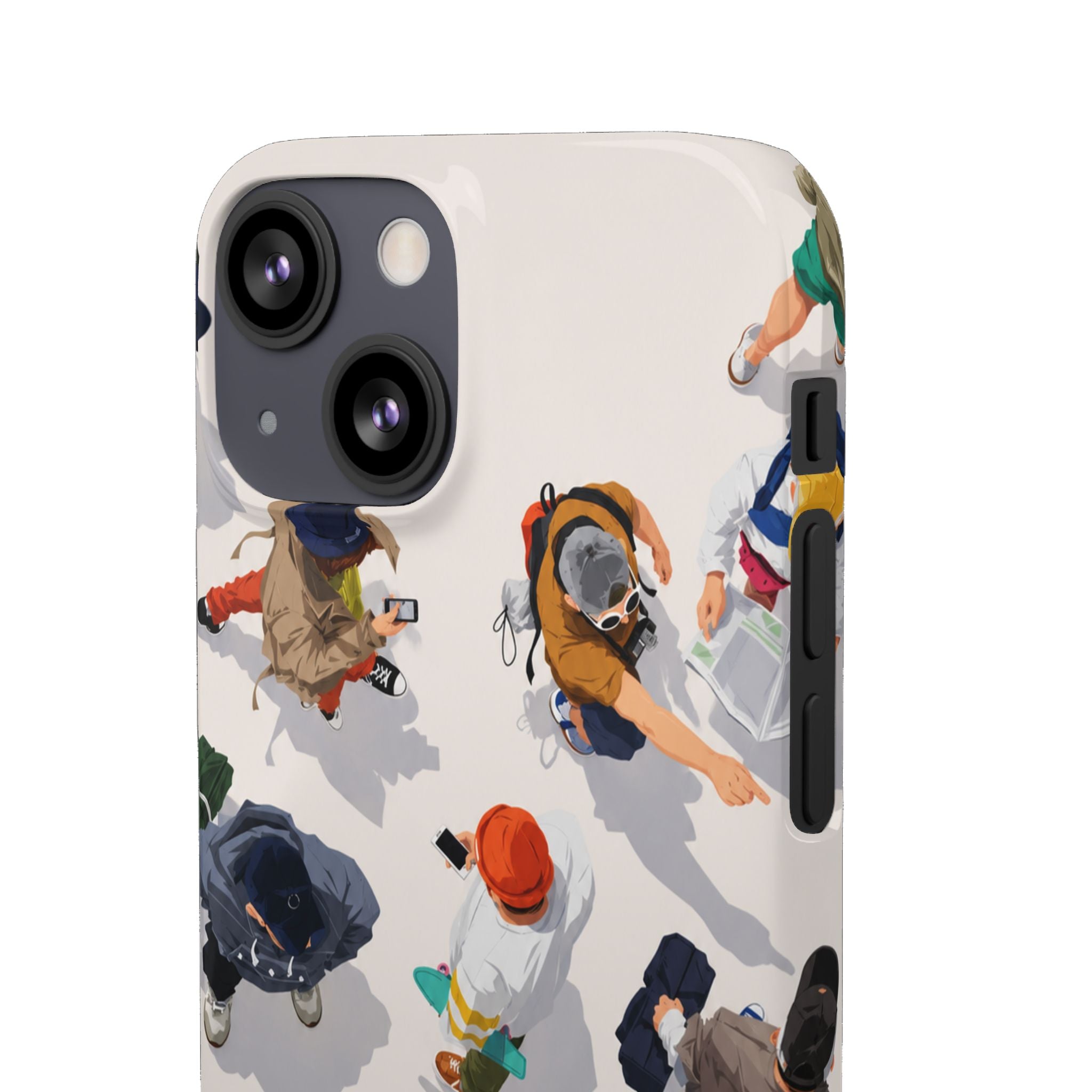 City Crowd Aesthetic Phone Case