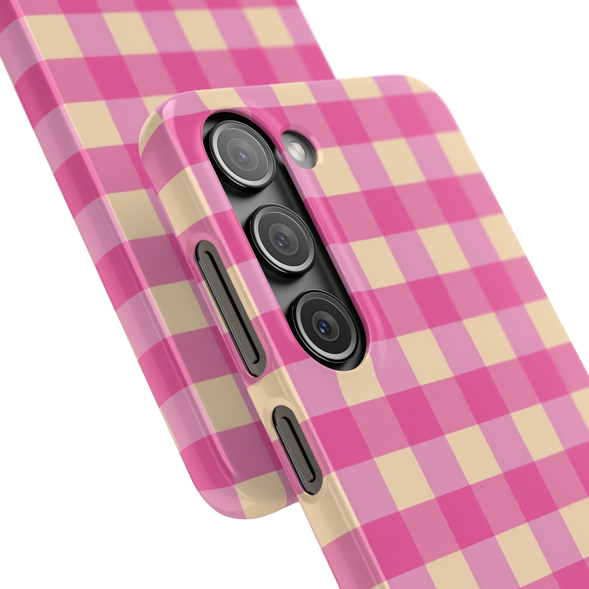 Pink Gingham Phone Case