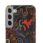 Neon Maze Phone Case