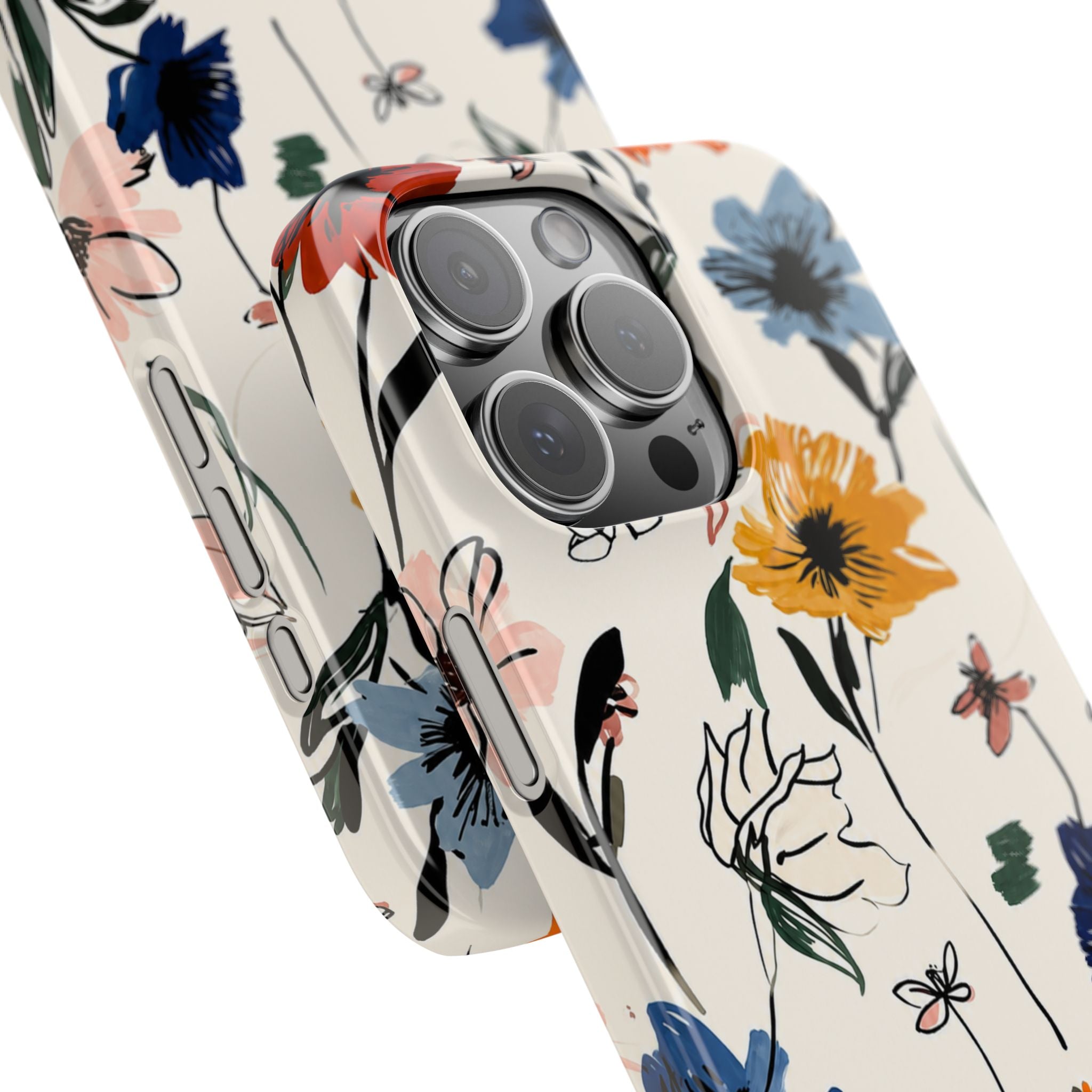 Wildflower Sketch Phone Case