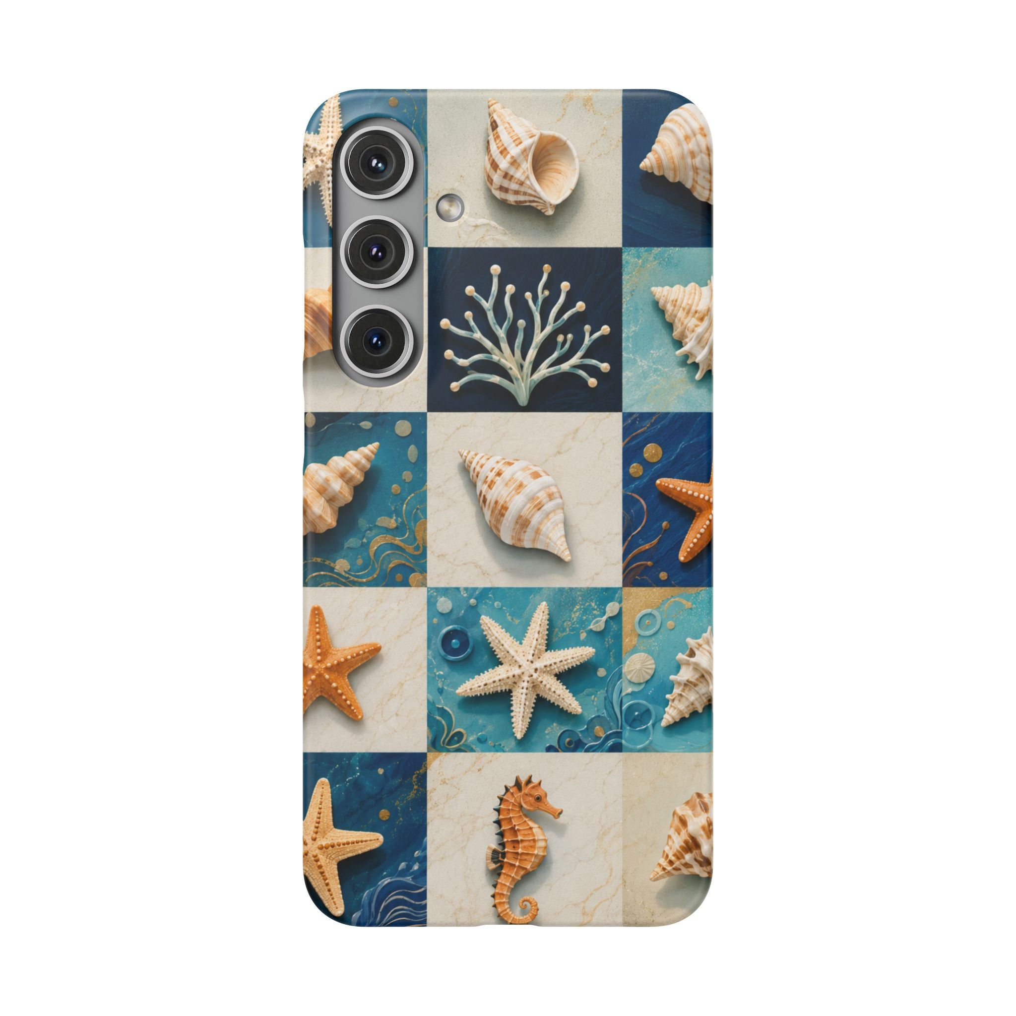 Coastal Seashell Mosaic Phone Case