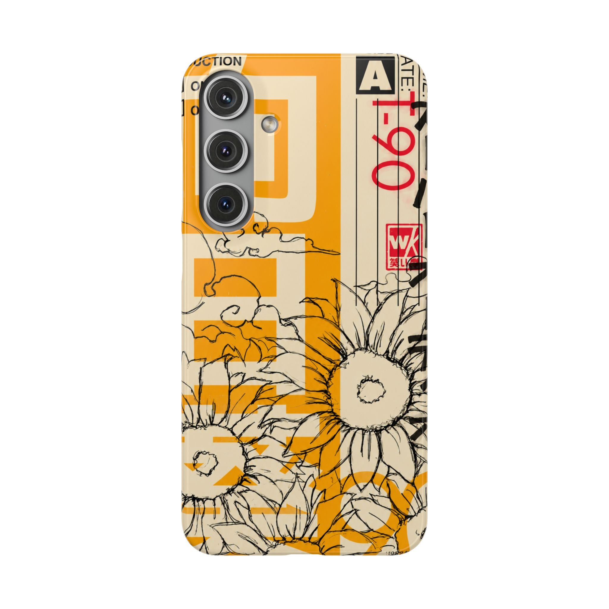 Retro Cassette Floral Phone Case