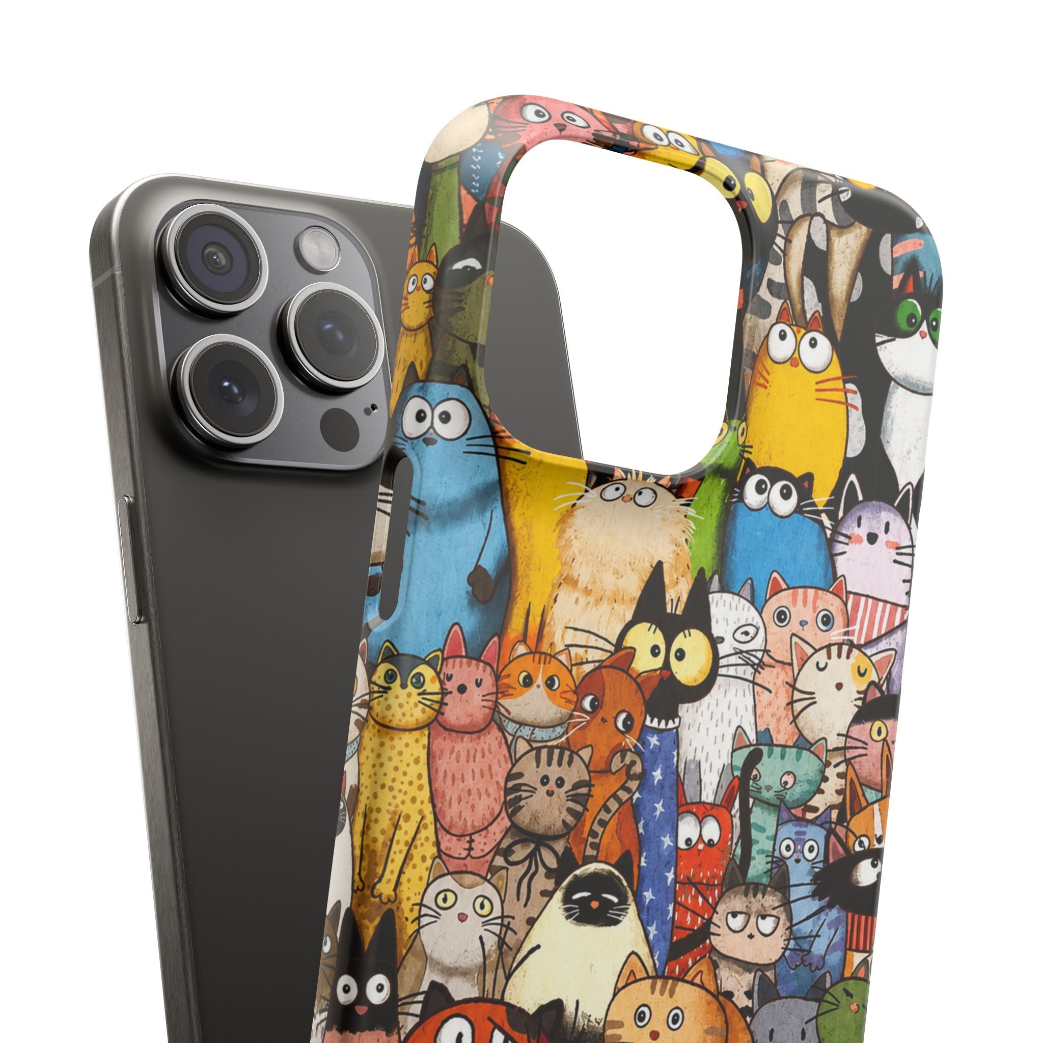 Cute Cat Pattern Phone Case