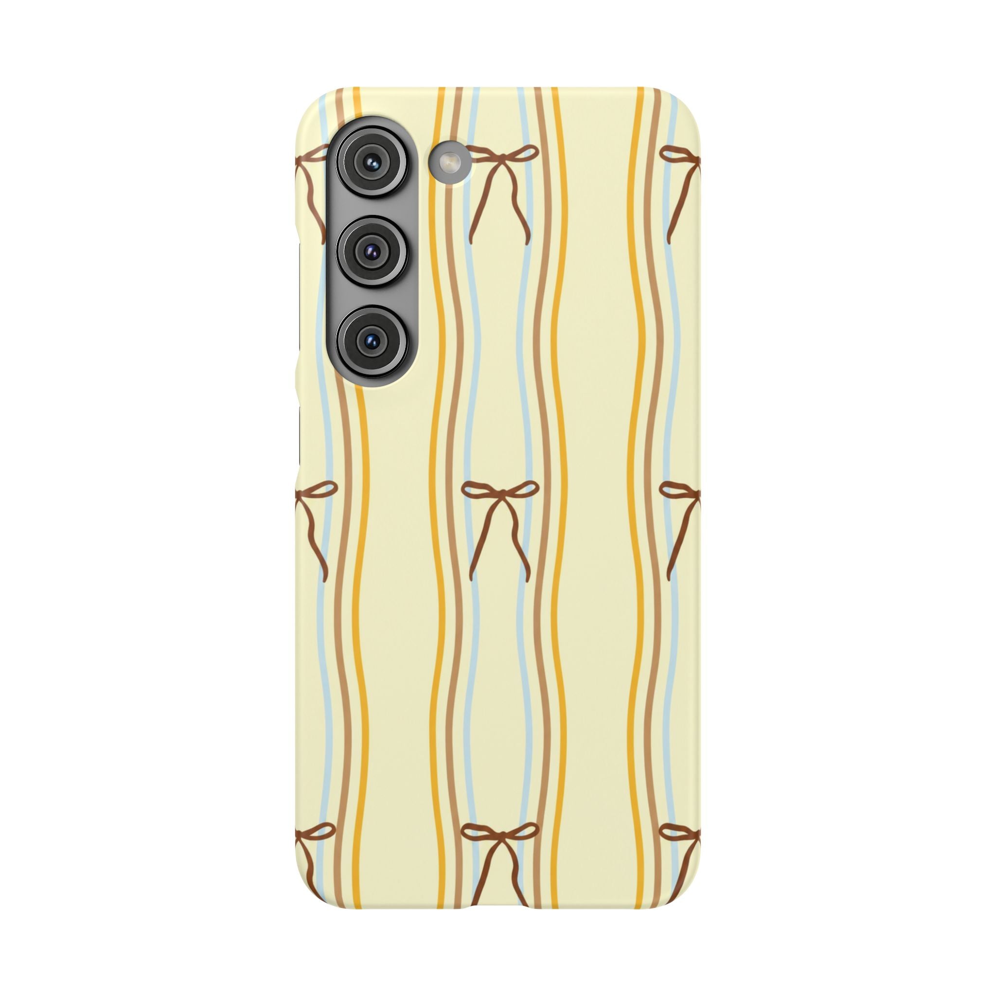 Bow Stripe Phone Case