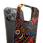 Neon Maze Phone Case