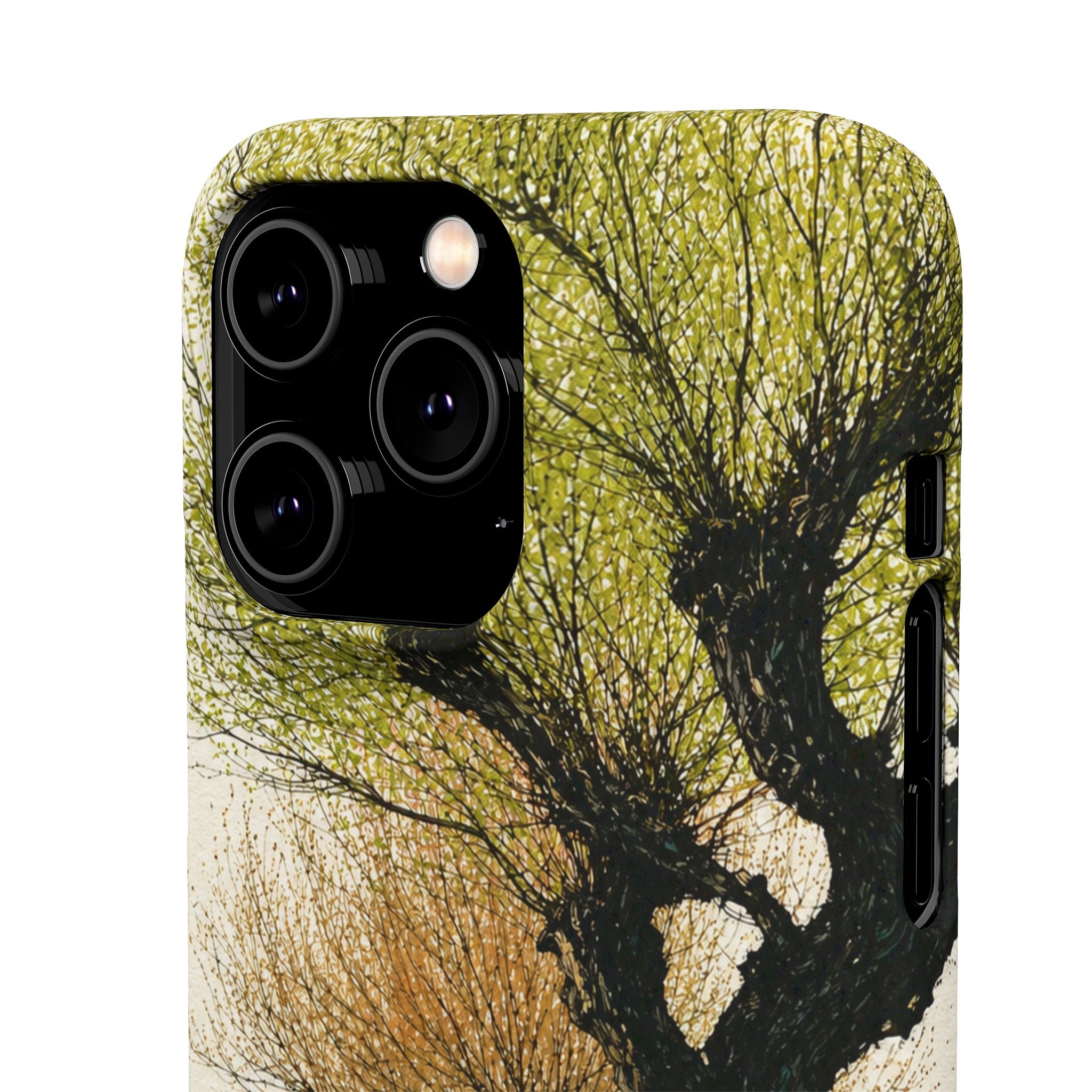 Serene Willow Landscape Phone Case