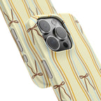 Bow Stripe Phone Case
