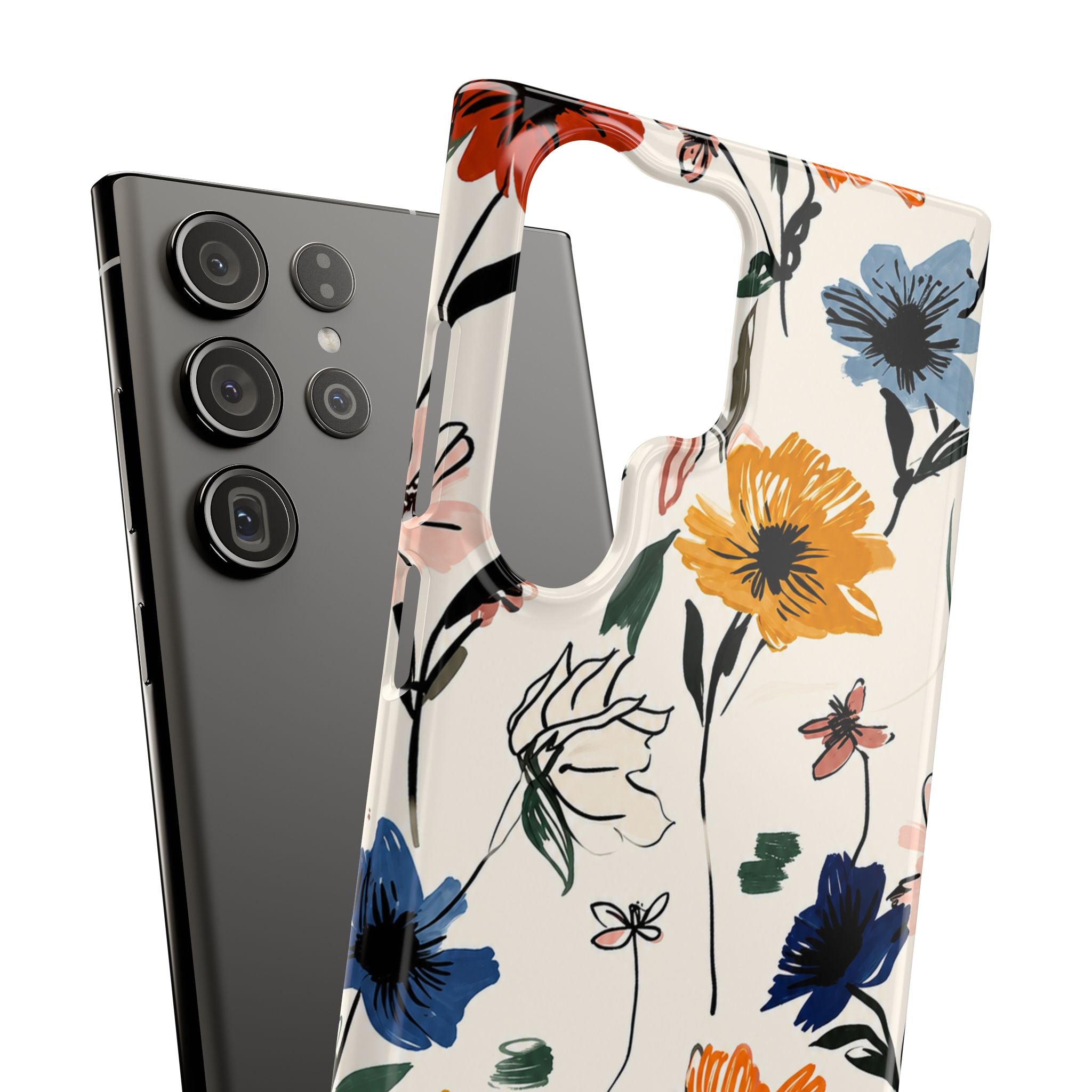 Wildflower Sketch Phone Case