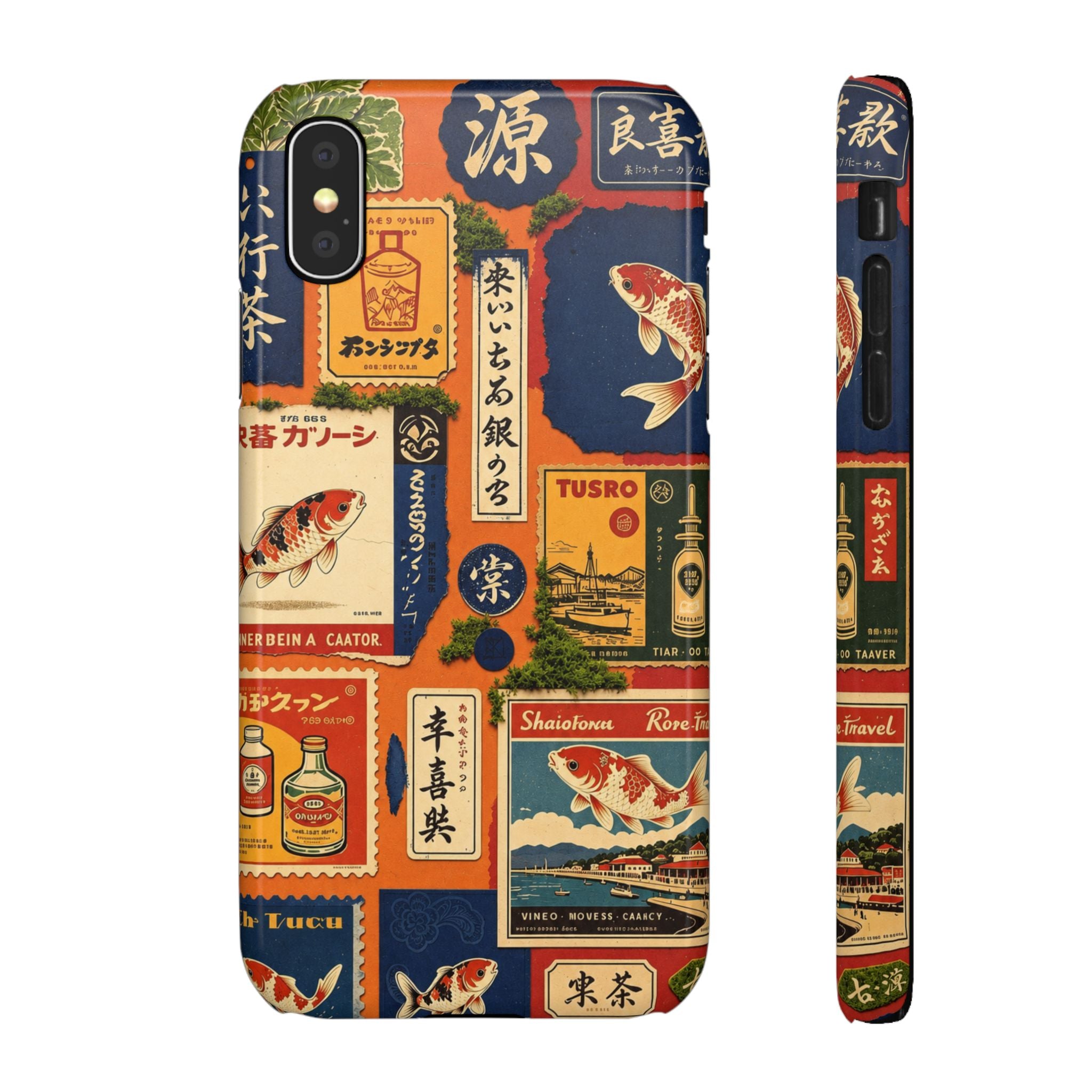 Vintage Japanese Koi Phone Case