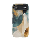 Golden Horizon Abstract Phone Case