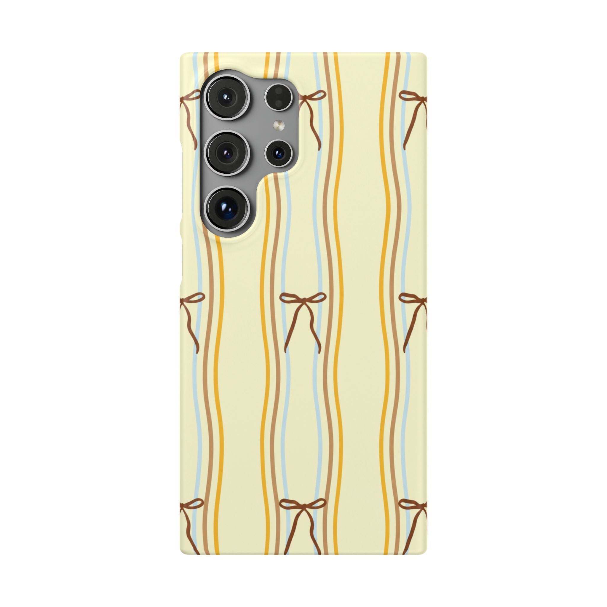 Bow Stripe Phone Case
