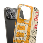 Retro Cassette Floral Phone Case