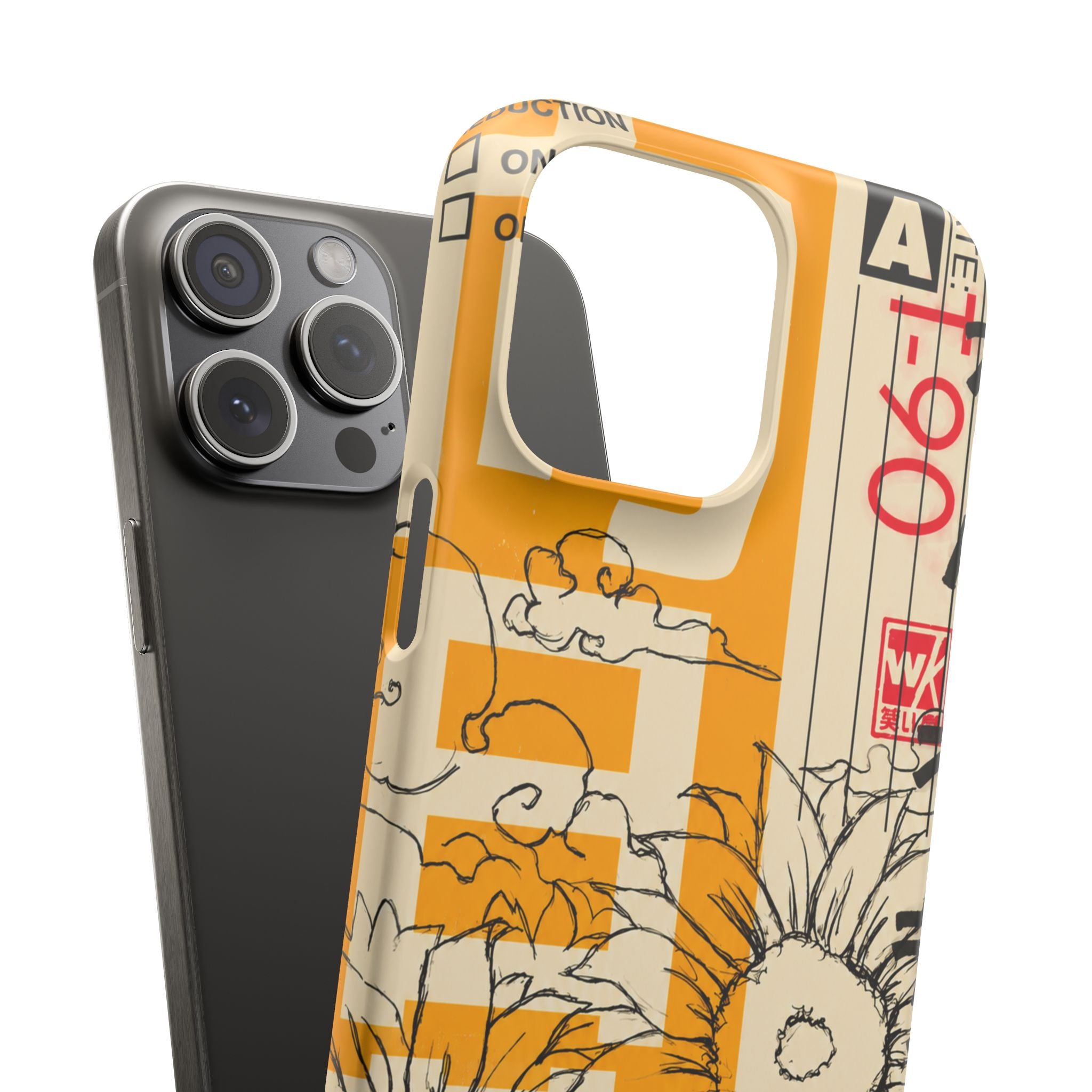 Retro Cassette Floral Phone Case