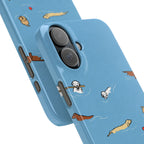 Swimming Dogs Phone Case