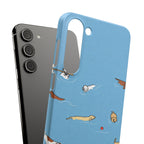 Swimming Dogs Phone Case