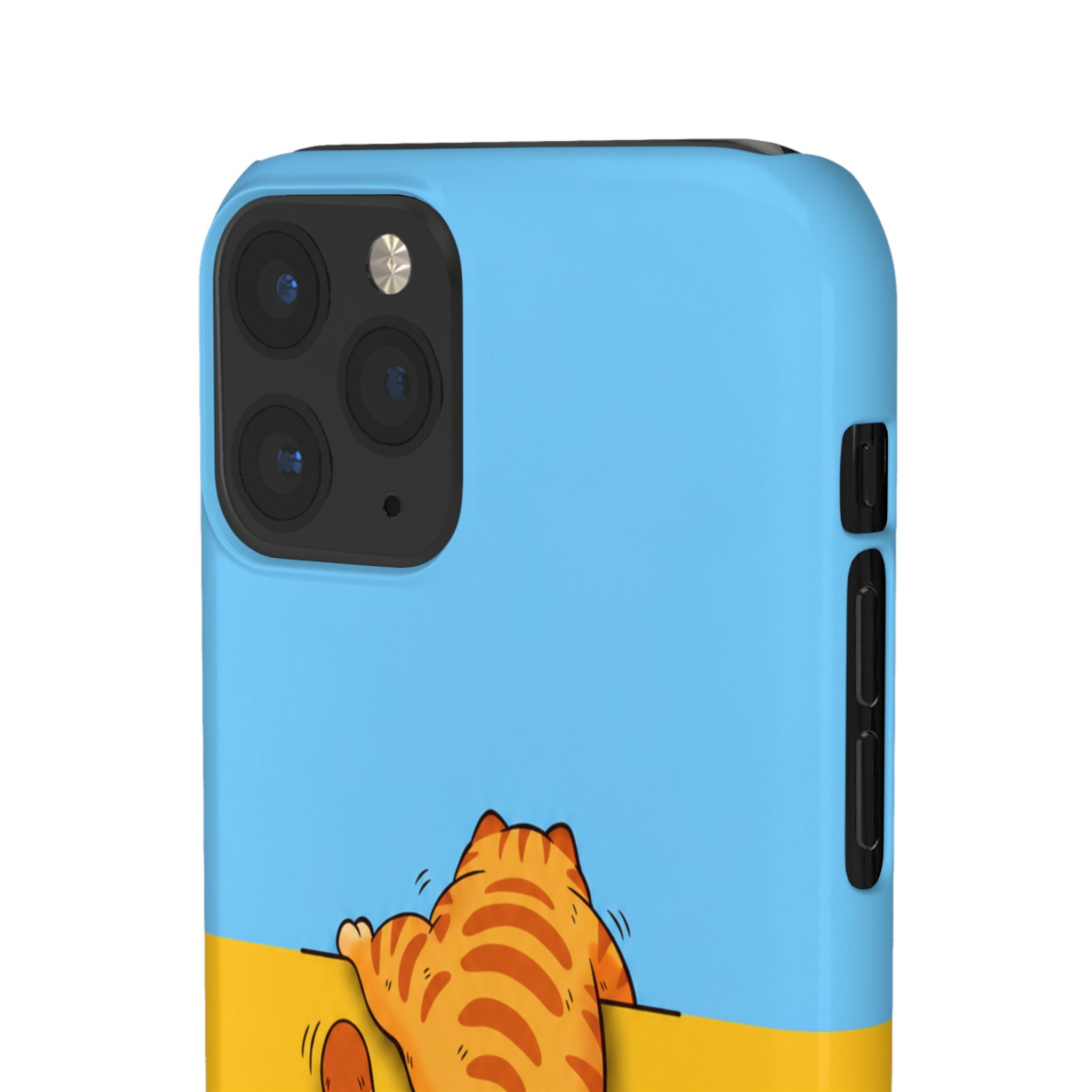 Peekaboo Orange Cat Phone Case