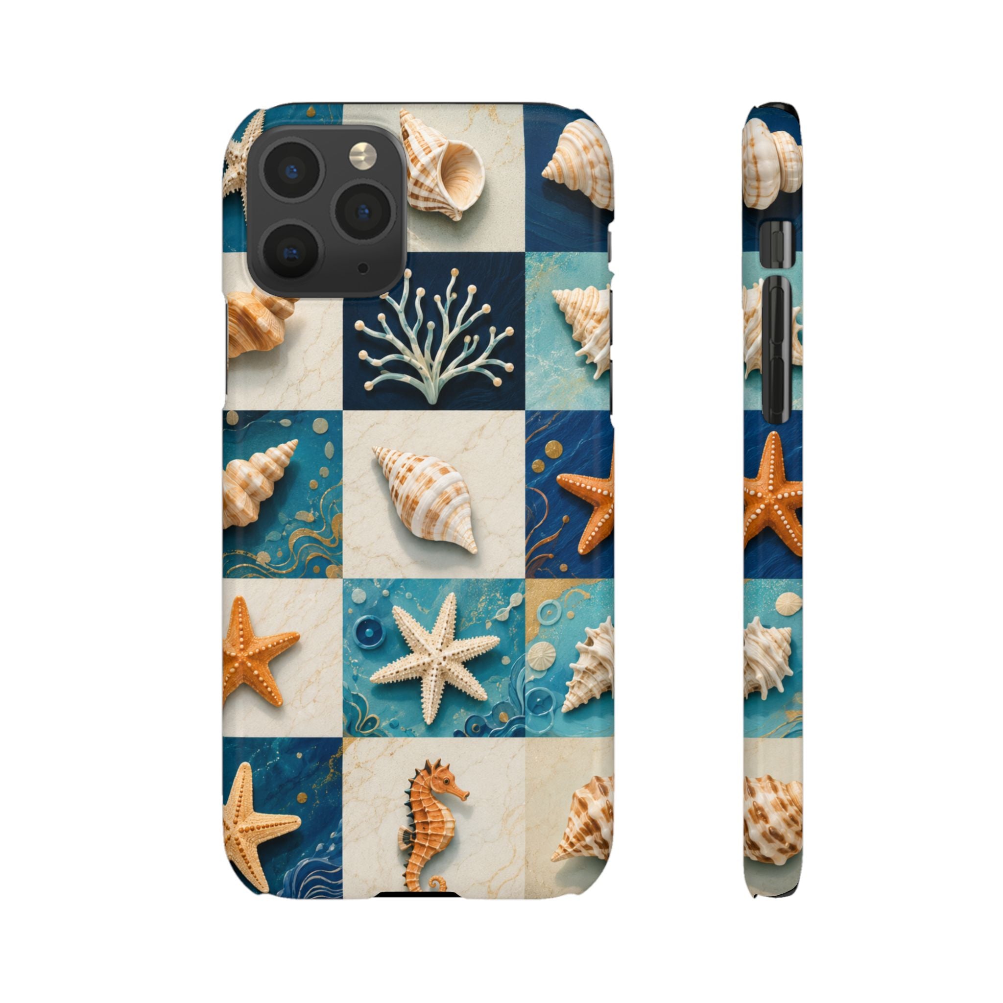 Coastal Seashell Mosaic Phone Case