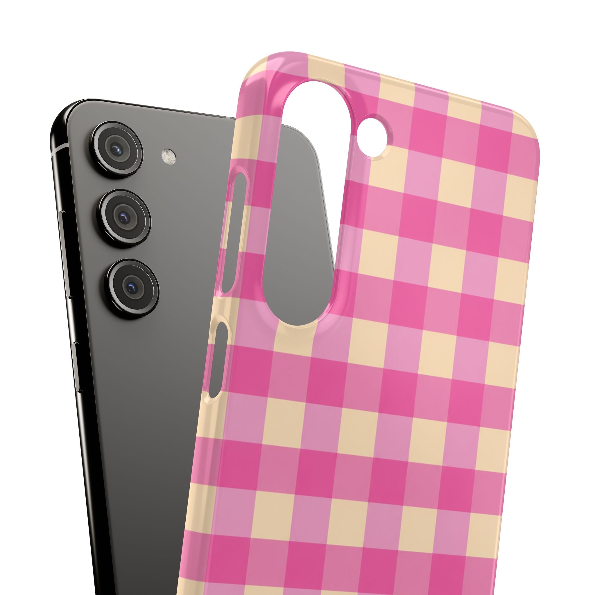 Pink Gingham Phone Case