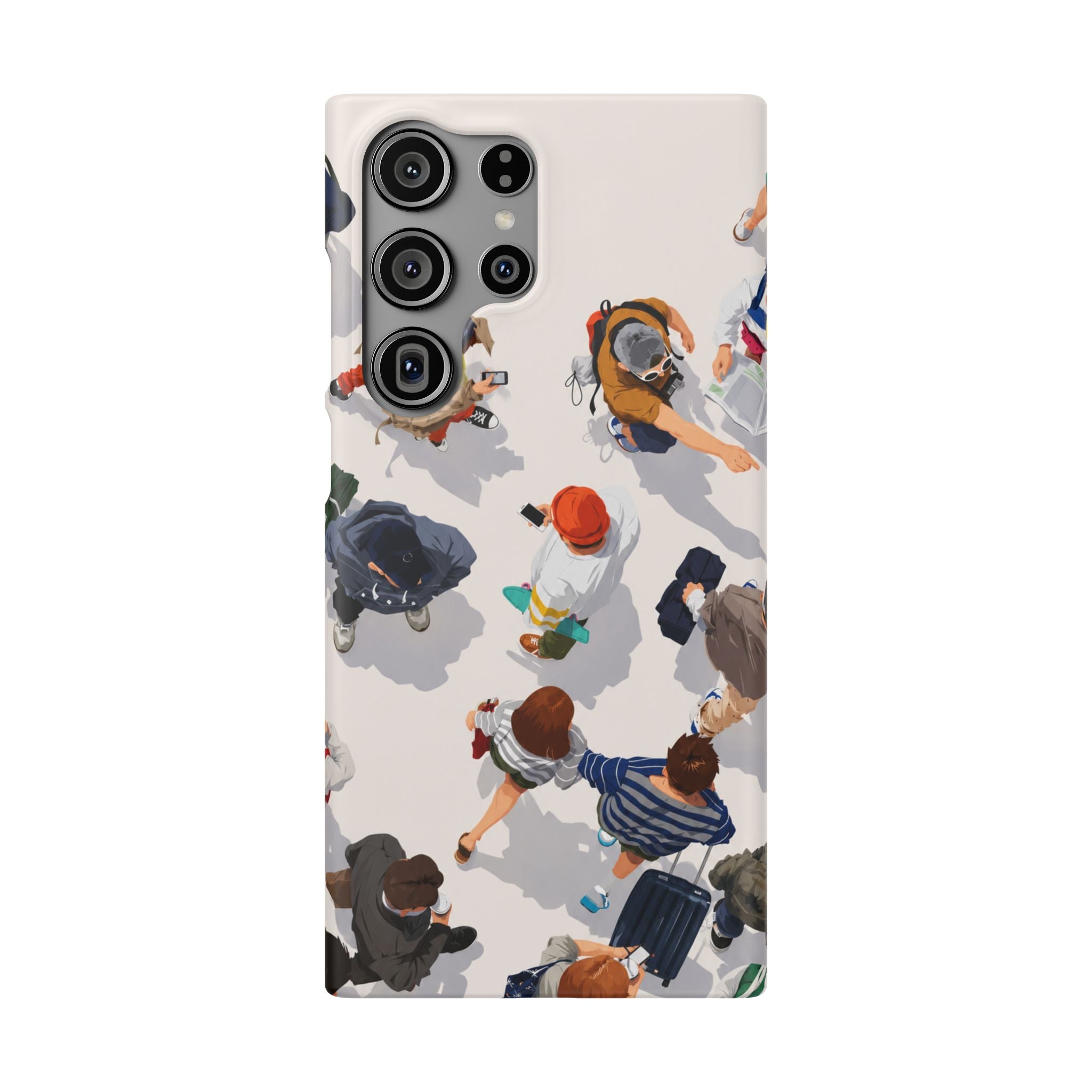 City Crowd Aesthetic Phone Case