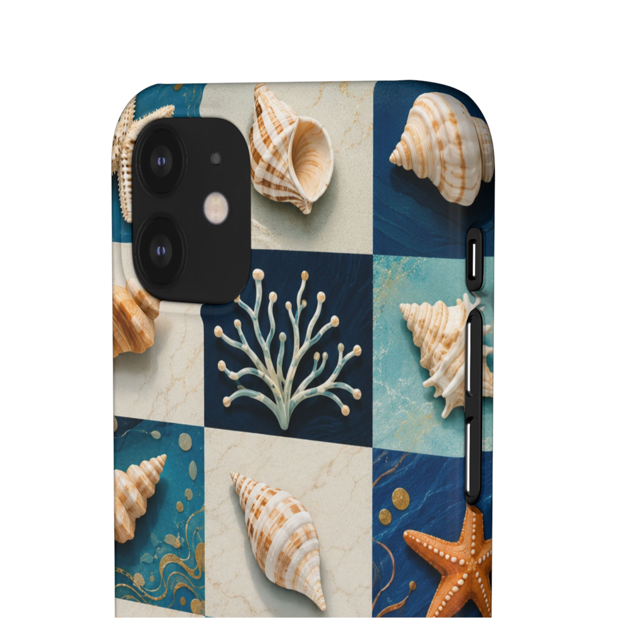 Coastal Seashell Mosaic Phone Case