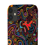 Neon Maze Phone Case