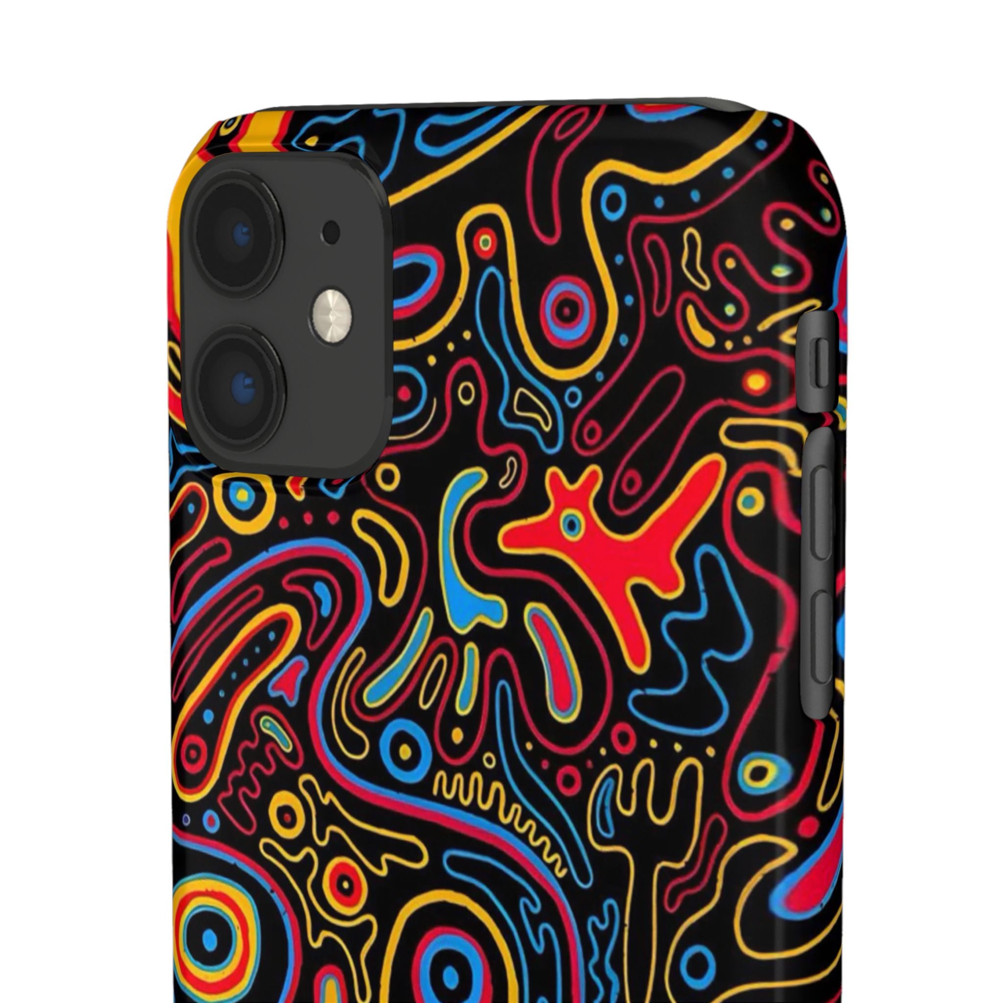 Neon Maze Phone Case