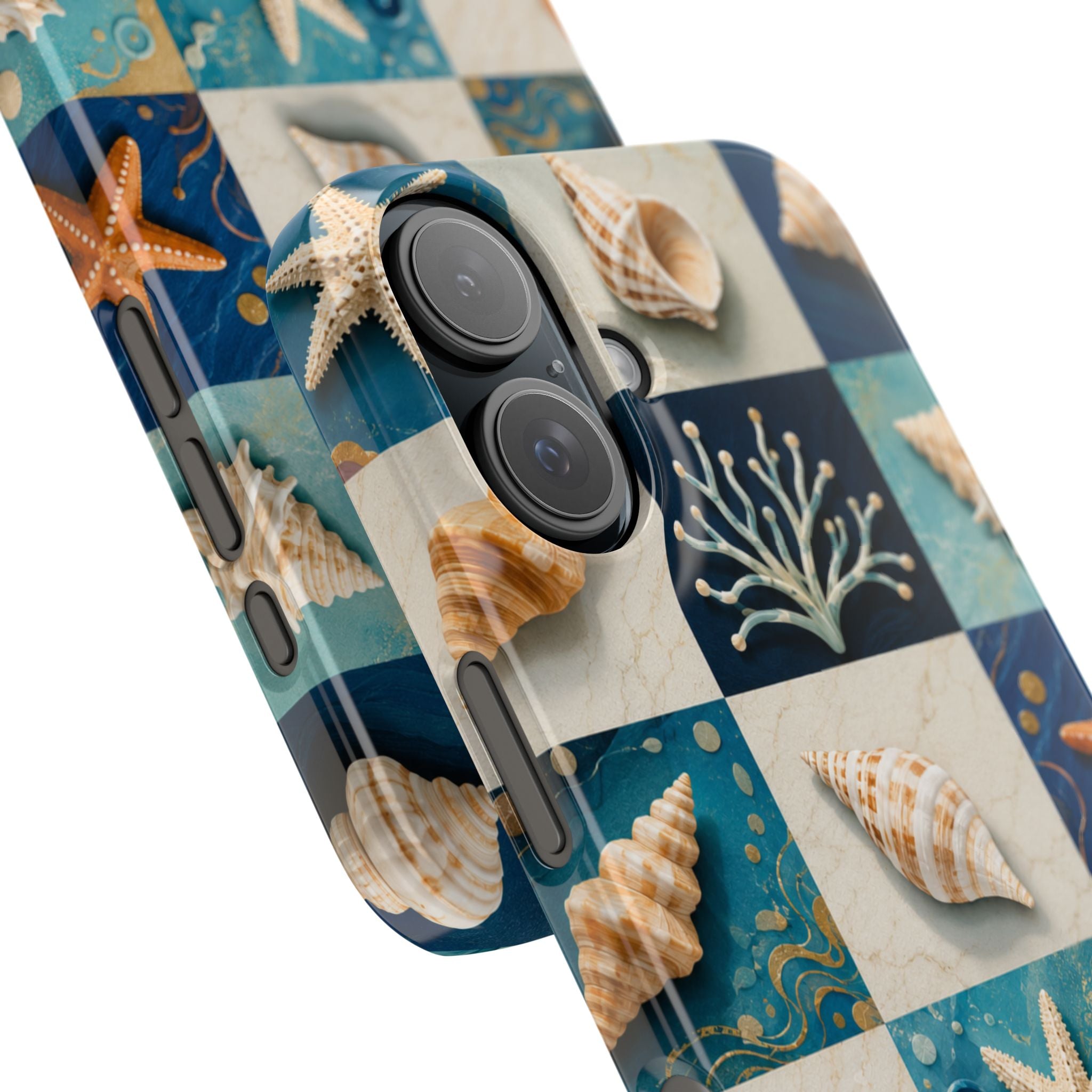 Coastal Seashell Mosaic Phone Case
