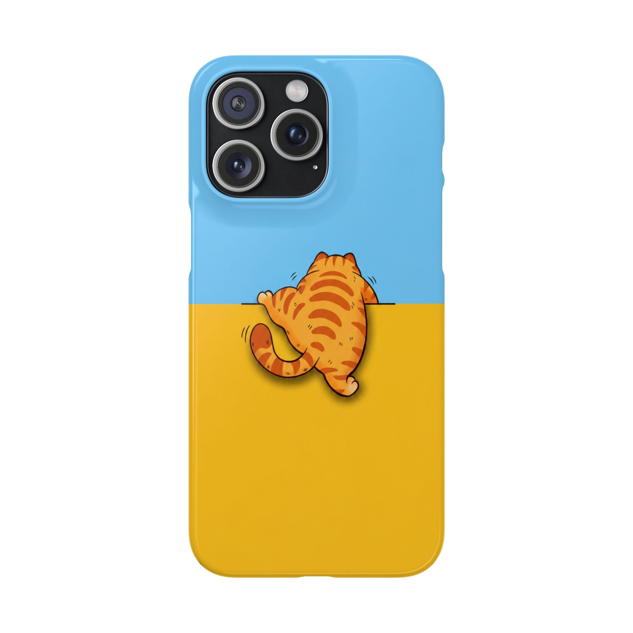 Peekaboo Orange Cat Phone Case